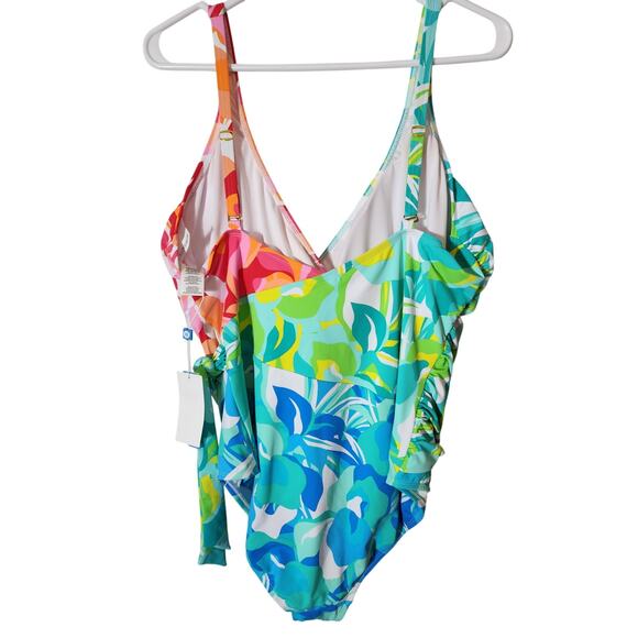 Women's Plus swimsuit Bleu by Rod Beattie size 20W - Picture 2 of 5